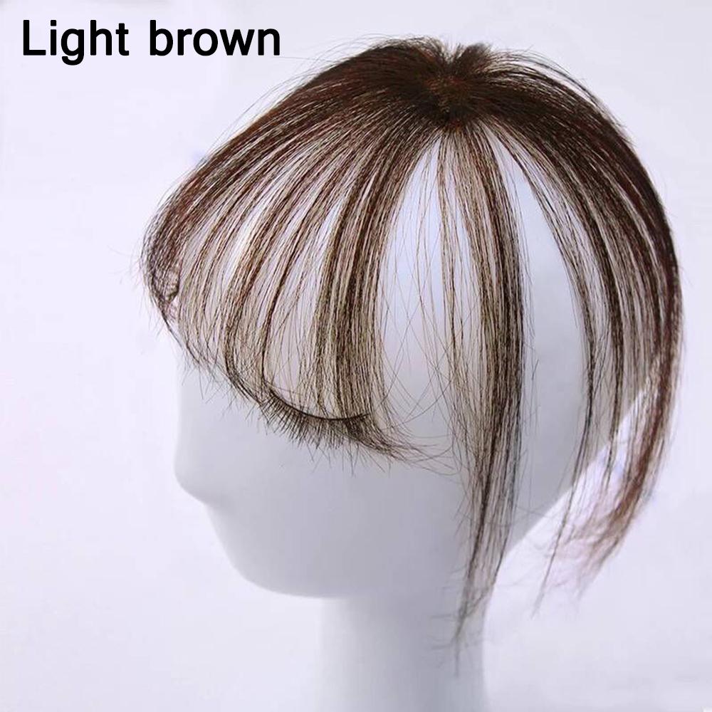 Women Synthetic Hair Neat Topper Invisible Fringe Front Wigs Wig Fake Hair Bangs Air Bangs