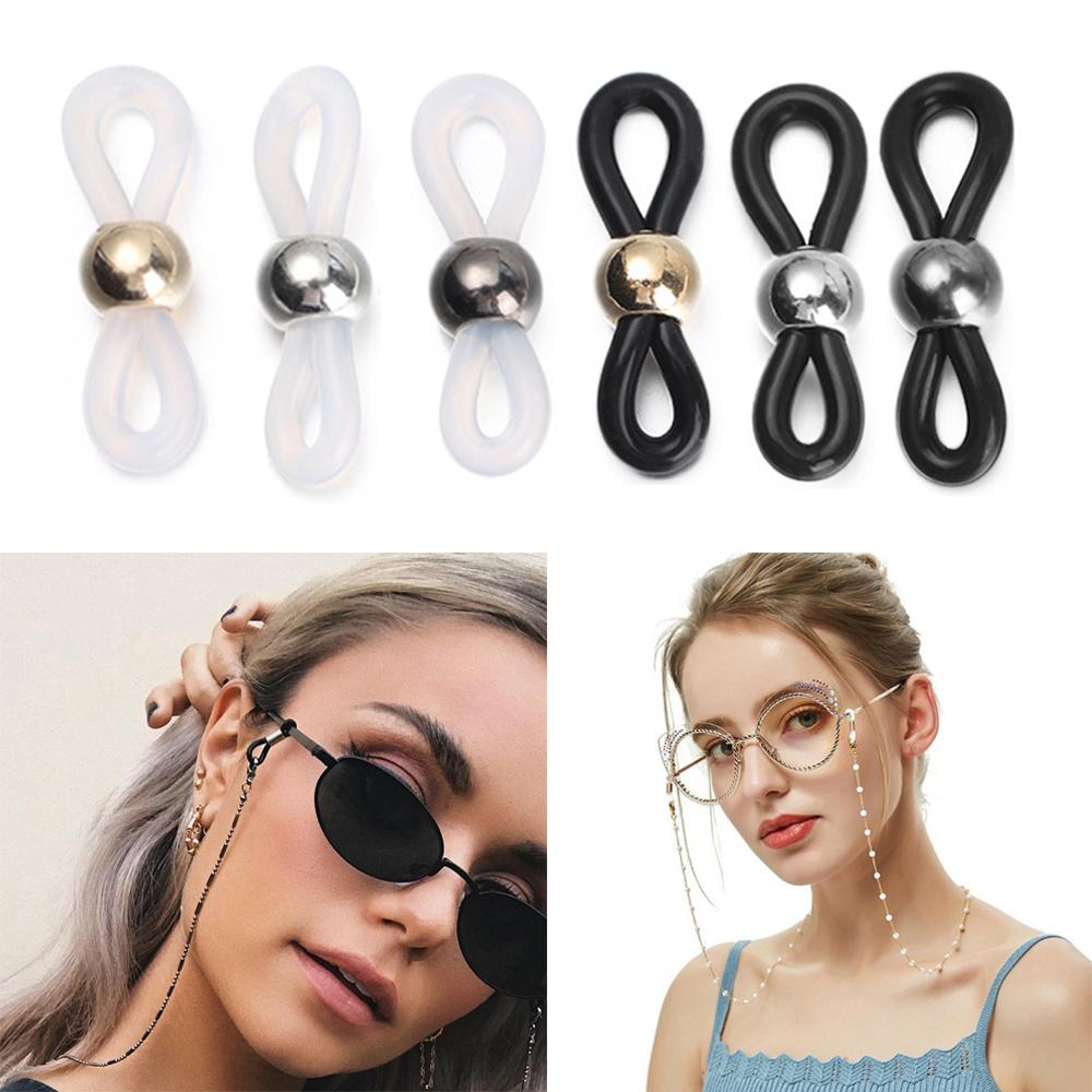 Ear Hook Sun glasses Cord Holder Glasses Rope Connectors Glasses Ring Eyeglass Chain Ends Retainer