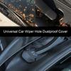 1 пара прочных термостойких компактных крышек для отверстий стеклоочистителей, автомобильные дворники, предотвращающие попадание мусора, аксессуары для лобового стекла автомобиля