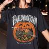 Vintage Halloweentown Comfort Colors® Tshirt, Pumpkin Village Shirt , Haunted Pumpkin Scene, Retro Spooky Season , Fall Halloween Graphic