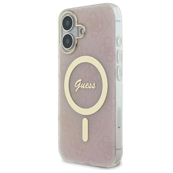 Etui do iPhone 16 Plus Guess Różowy Hardcase MagSafe
