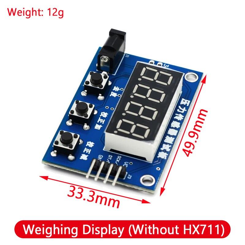 Load Cell 1KG 5KG 10KG 20KG HX711 AD Module Weight Sensor Electronic Scale Aluminum Alloy Weighing Pressure Sensor For Arduino