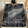 Регби All Blacks, Фланелевое одеяло с узором, Высокое качество, Удобное для всех сезонов, Декор для дома, Тепло и комфорт, Идеально для подарков.