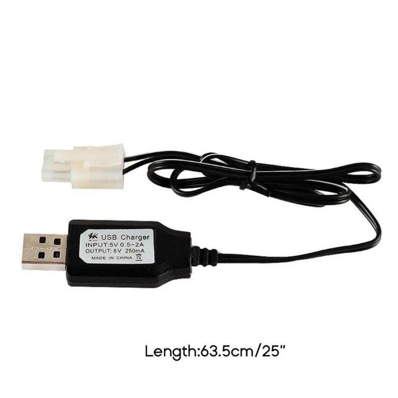 6V Charger Built-in chip Ni-Cd/Ni-Mh Battery Charger toys RC car ship Robot Spare Parts EL-2P/JST-2P/L6.2-2P/3.5MM/SM-2P
