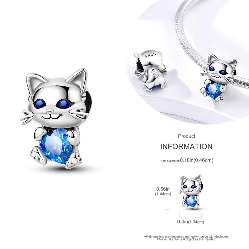 Charms Copper Beads For Women Fit Original Bracelet Animals Diy Pendants Jewelry