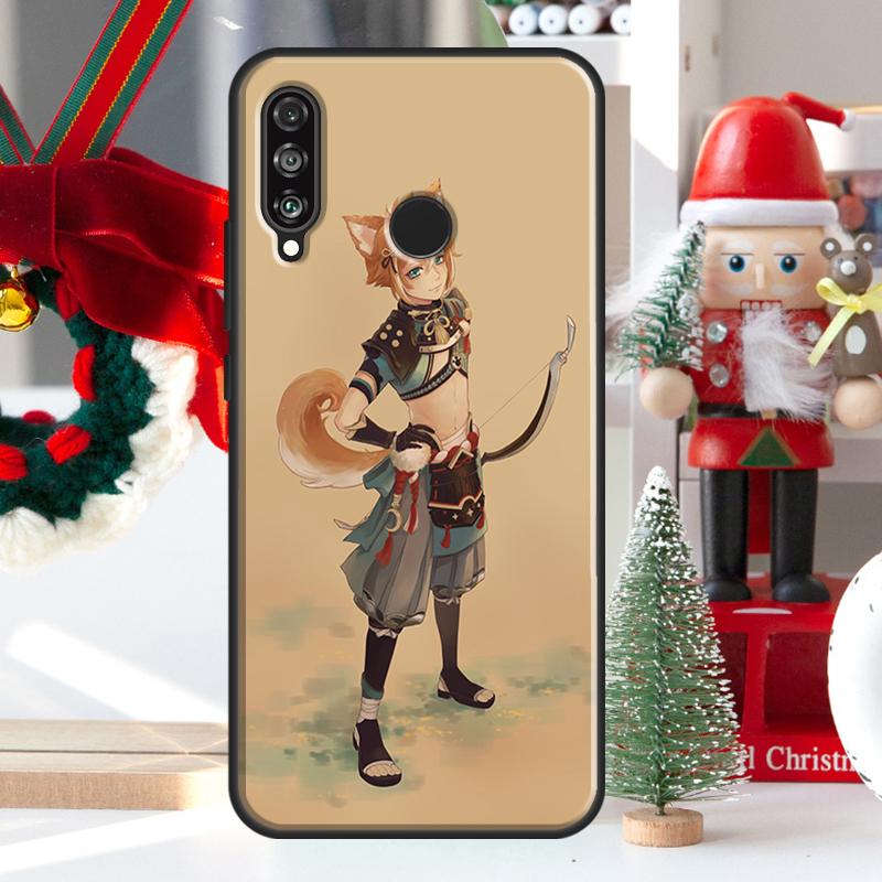 Genshin Impact Gorou For Huawei Nova Y73 Y60 Y70 Y90 Y72 Y61 Y91 7i 8i 11i 12i 12s 9 10 SE P20 P30 P40 Lite Case