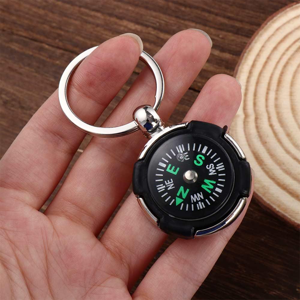 Chain Navigator Survival Tool Outdoor Emergency Wild Compass Keychain Mini Compass Pocket Compass