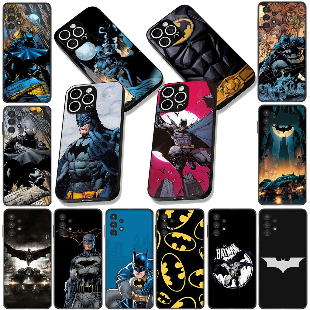 Бэтмен Брюс Уэйн DC Comics Чехол для телефона Бэтмен для Xiaomi Poco C75 C65 C71 C85 X7 X6 X5 M6 M7 F7 F8 Ultra F6 Pro Мягкий чехол