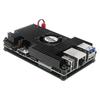 Алюминиевый корпус для Orange Pi 5/5B с вентилятором и винтами - Прочный защитный корпус