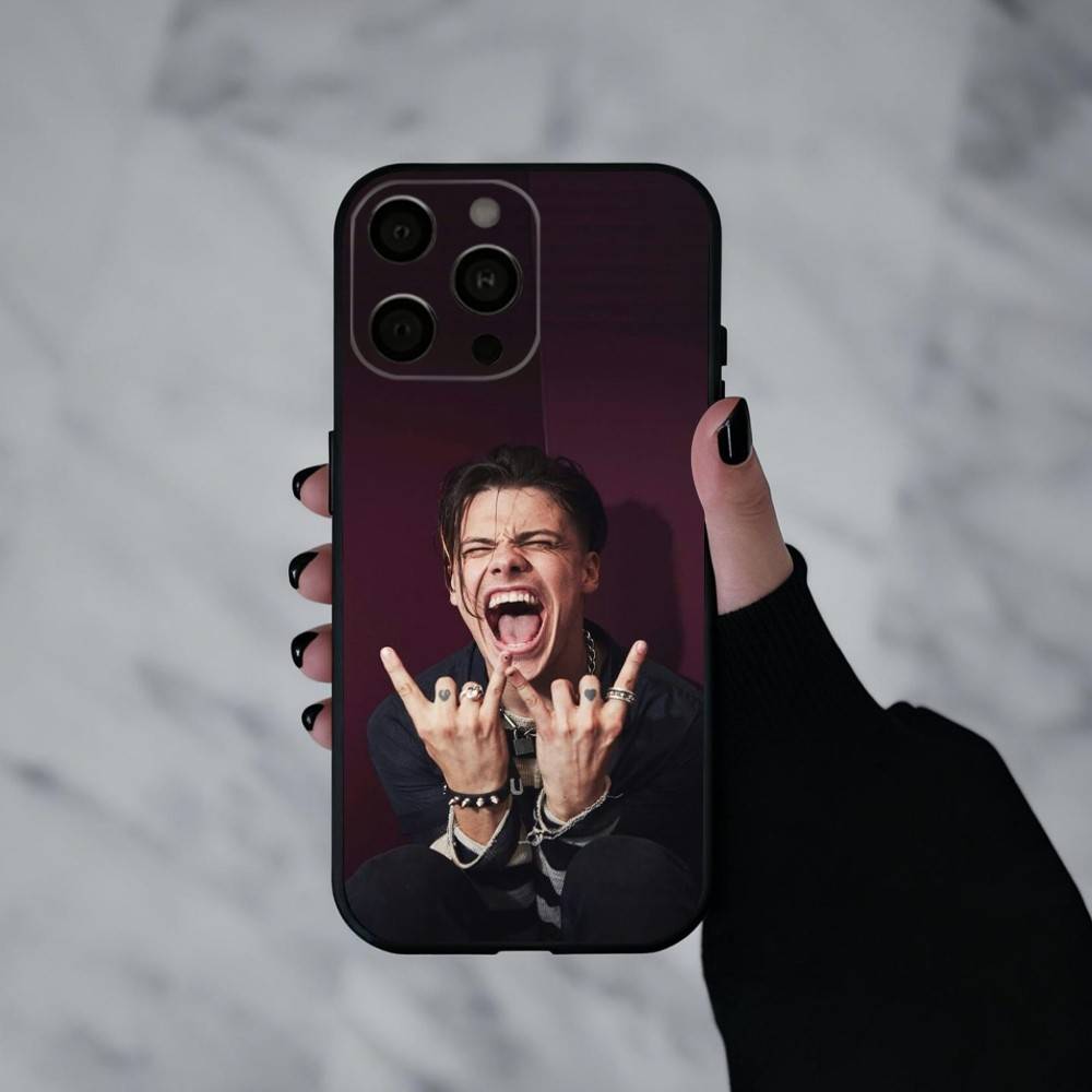 Крутой чехол для телефона с изображением певца Y-Yungblud для iPhone 17pro, 16,15,14,13,12,11 X XR Plus, Другие Мягкая черная крышка