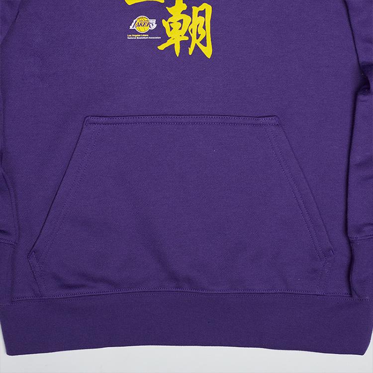 Nike Мужская баскетбольная футболка с коротким рукавом Los Angeles Lakers Черная Фиолетовая 3Z2B7BCKD-LAK