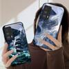 Морской шторм маленький парусник Для Motorola Moto Edge 20 Lite 30 Pro 40 Neo 50 Ultra G14 G22 G24 Power 34 G35 X30 Pro Стеклянный чехол для телефона