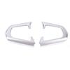 Fit For BMW X3 G01 2018- ABS Silver Steering Wheel Button Frame Trim 2PCS