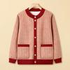 Middle-aged and Elderly Grandmothers Wear Sweaters, Clothes, Mom's Spring and Autumn Thin Zipper Coat, Casual Sweater Cardigan Woman
