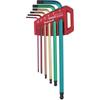 VESSEL Rainbow Ball L-shaped Hex Wrench Set of 6 with Holder 8906BP