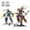 LEGO NINJAGO 71870 Les Robots Titan Jumeaux - Jeu Ado 12 ans avec Figurines - Décoration