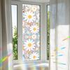 Daisy Flower Window Cling Double Sided Static Festival Holiday Kitchen Nonadhesive for Spring