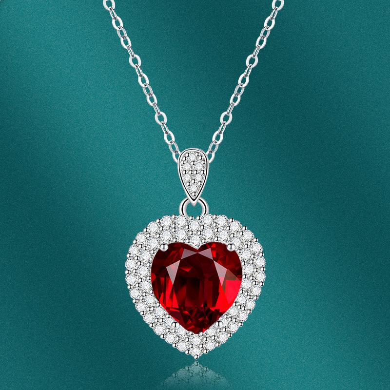 BELLA BOX Heart Pendant Necklace Multiple Colour Fashion Wedding Engagement Jewelry