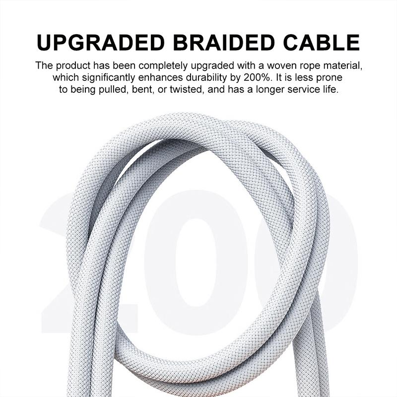 Оригинальный кабель Apple 60 Вт USB-C на USB-C для быстрой зарядки, 1 м, плетеный, Type C, с защитой Smart Chip, совместим с CarPlay, для iPhone, Samsung