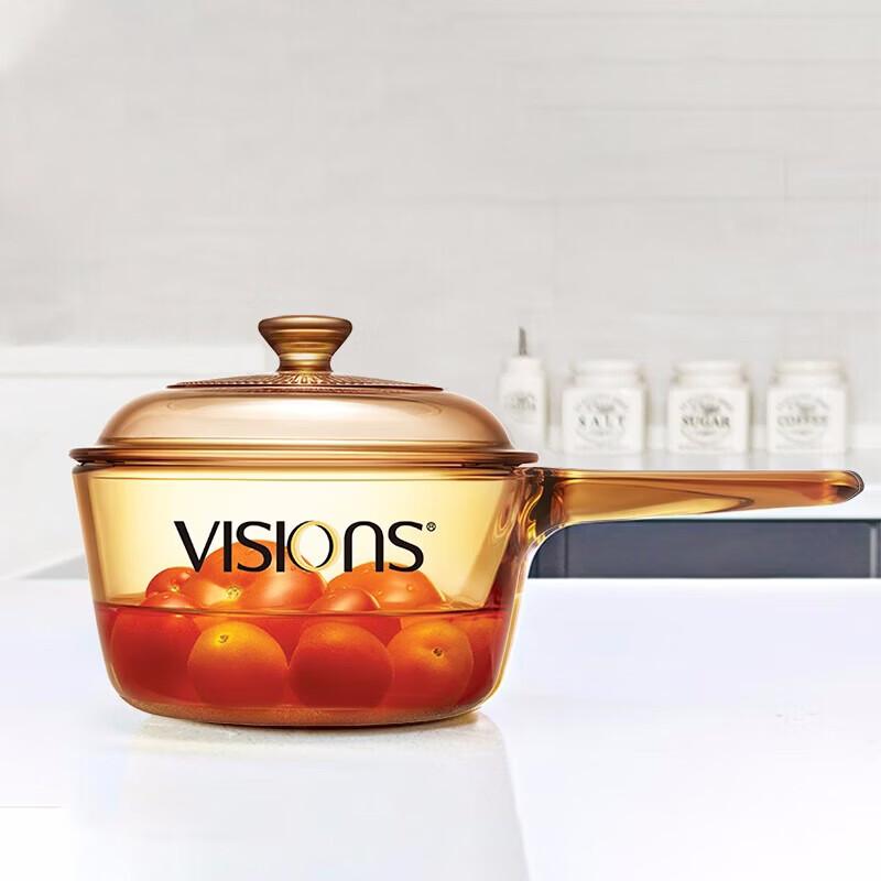 Стеклянная кастрюля Corning VISIONS Crystal Clear 1 л