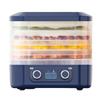 Дегидратор для продуктов Таймер и контроль температуры 0-70 градусов Сушилка для фруктов, вяленого мяса, овощей, конфет и снеков