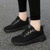 2025 Women's Shoes Spring and Autumn Mesh Shoes Women's Breathable Black Sports Shoes Women's Soft-soled Running Shoes Casual Couple Shoes