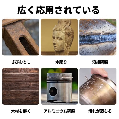 SensaBliss Wire Brushes, Router Brushes, Drill Brushes, 24-Piece Set with 3mm Shanks, 3 Types: T-Shaped, Bowl-Shaped, and Pen-Shaped, Abrasive Brushes