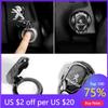 2026 Hot Car Sticker Car One-Click Start Buttons Protective Cover Decoration For Peugeot 407 508 2008 5008 307 308 3008 206 207