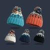 Women S Fair Isle Knit Hat Ear Flap Pom Pom Warm Winter Hat