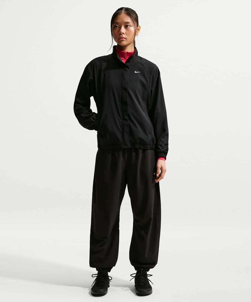 Nike Женская тканая куртка Dri-Fit - Черная:Белый / Ib8984-010