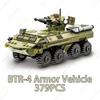 2024 Modern Military BOXER XM808 Armor Vehicle DANA M2 BTR-4 Infantry Fighting Car Model Building Blocks Sets Doll Brick Kid Toy