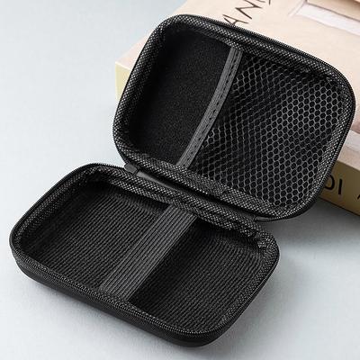 Сумка для защиты жесткого диска EVA с молнией для 2,5-дюймового HDD SSD USB-кабеля, зарядного устройства, внешнего аккумулятора, прочный чехол для хранения электроники