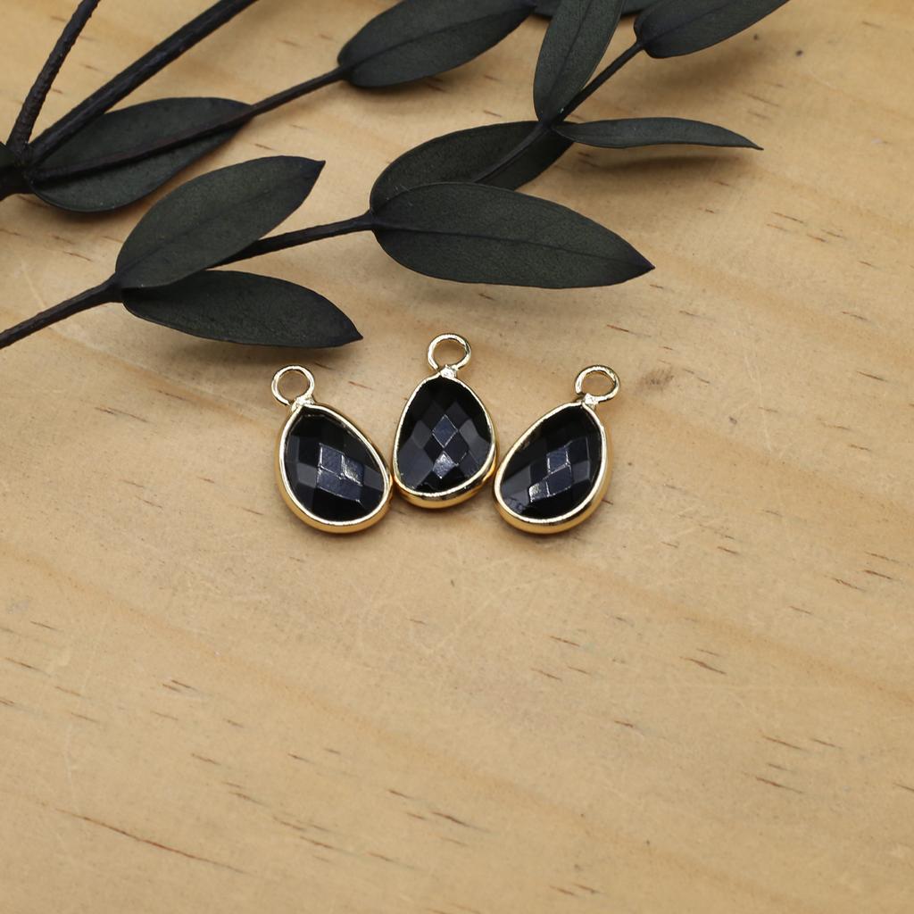 3 шт. небольшой кулон из натурального камня агаты/розовый кварц граненый кулон для изготовления ювелирных изделий DIY ожерелье серьги браслет аксессуар