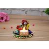 Переработанный материал Раджастханский Раджа Рани Кукла/Куклы Декоративный подсвечник для чайной свечи (Упаковка из 2 шт.)