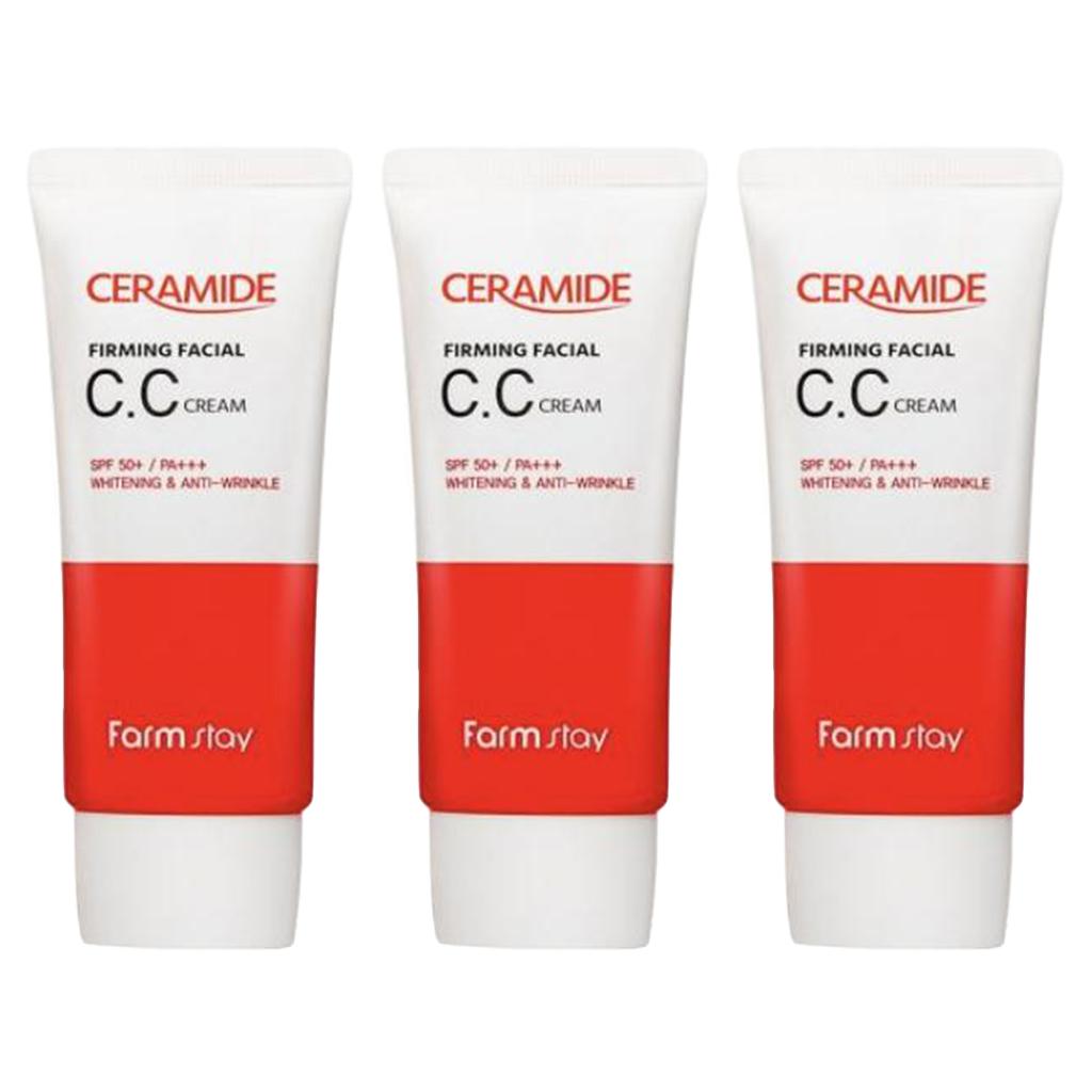 FARM STAY Ceramide Firming Facial CC Cream 50g (3 Options)