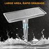Quick Drainage Rectangular Floor Drain 304 Stainless Steel Deodorant Drainage  Kitchen