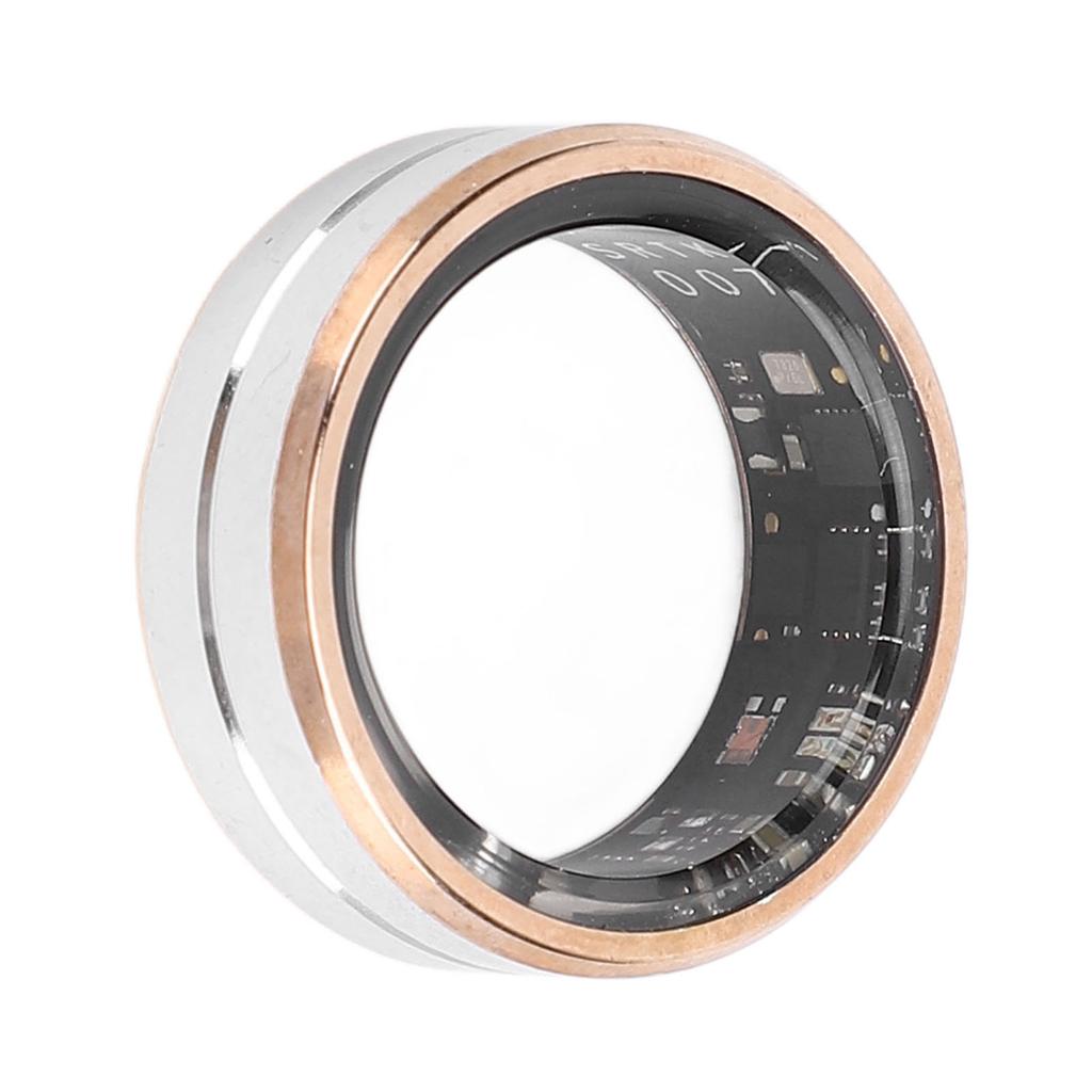 Smart Ring Fitness Tracker Stainless Steel IP68 Water Resistant Real Time Monitoring Smart Health