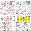 3D Butterfly Flower Nail Stickers - Adhesive & Simulated Decals