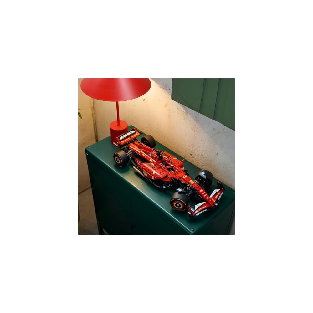 LEGO Technic Автомобиль Формулы-1 Ferrari SF-24, Игрушка, Подарок на День Рождения, Строительные Блоки, Транспортное Средство, Миниатюрный Автомобиль, 42207