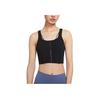 Nike Укороченный топ Yoga Luxe Infinalon, женские топы, черный цвет CJ3666-010