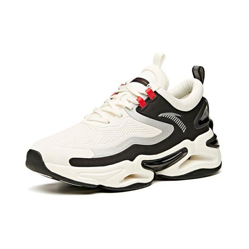 Anta Низкие беговые кроссовки мужские Белые Черные Технология X-LOOOP 912045552-1