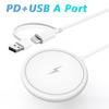 Магнитная беспроводная зарядная подставка для iPhone 15 14 13 12 Pro Airpods PD Macsafe Phone Chargers Dock Station 15W Fast Charge Stand