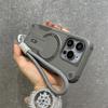 Популярный Крутой Прочный Для Зарядного Кейса Magsafe Для iPhone 17 Air 16E 15 14 13 12 Pro Max Ремешок для Запястья Скрытая Подставка Защита от Падения