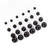 12 Pairs Party Ear Studs Faux Pearl Round Earrings