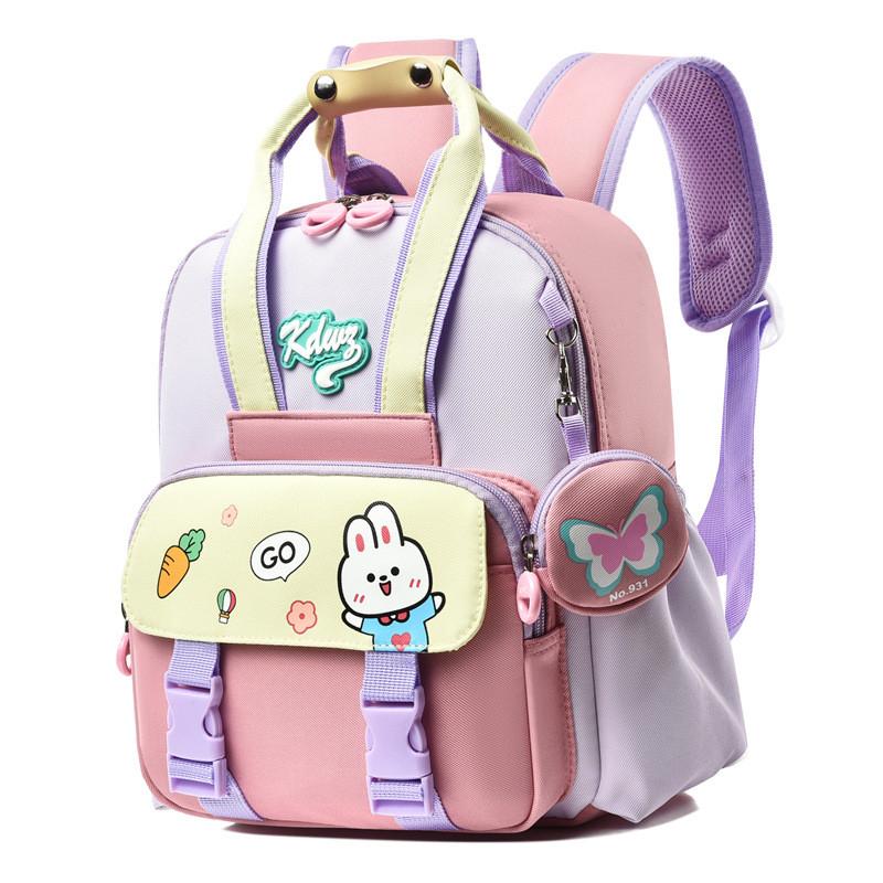 Childrens Cute School Bag Made Of Oxford Cloth With Padded Shoulder Straps For Kindergarten