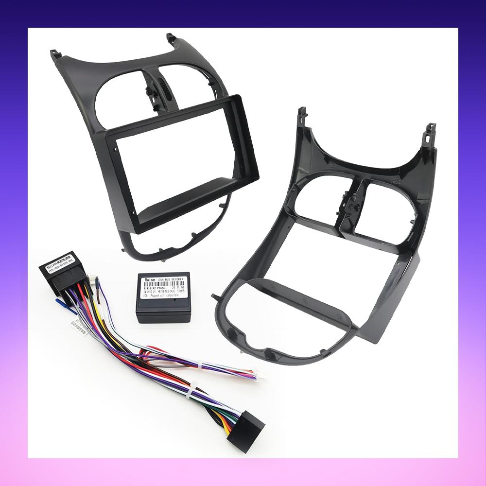 2 DIN Android Carplay Автомагнитола Для Peugeot 206 2001-2008 Мультимедийный Проигрыватель Головное Устройство Стерео GPS Навигация BT WIFI 2+32ГБ