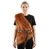 Halloween artificial fur Viking primitive costume vest cosplay performance props