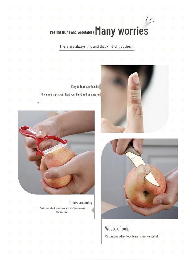 Многофункциональная кухонная ручная яблокочистка и овощечистка