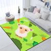 Cute Cartoon Print Carpet Yoga Living Room Doormat  Living Room Area Rug Games Area Washroom Floor Mat Children's Crawling Mat