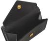 Кошелек Prada 1MH021 PRADA с кошельком для монет GL с логотипом VITELLO GRAIN NERO из телячьей кожи с черной золотой фурнитурой, тройное сложение [предмет]